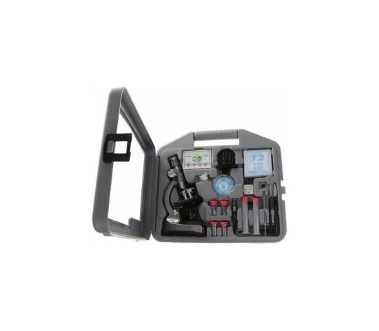 Микроскоп игрушечный EDU-TOYS 100–900x, в кейсе, фото , изображение 2
