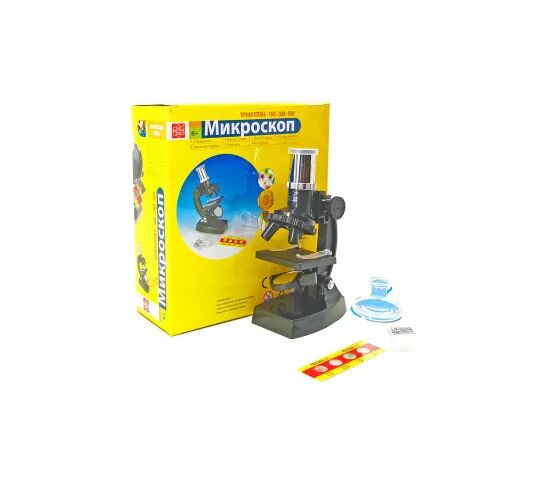 Микроскоп игрушечный EDU-TOYS 100x, 200x, 300x, фото , изображение 4