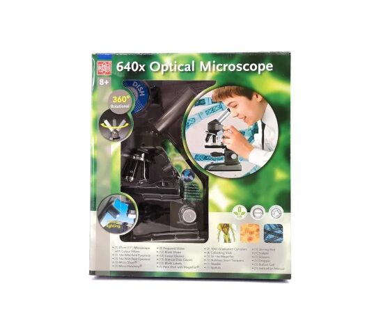 Микроскоп игрушечный EDU-TOYS 40–640x, фото , изображение 2