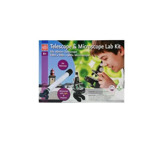 Набор EDU-TOYS: телескоп 30x и микроскоп 100–600x, фото , изображение 2