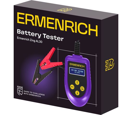 Тестер аккумуляторный Ermenrich Zing AL30, фото , изображение 2