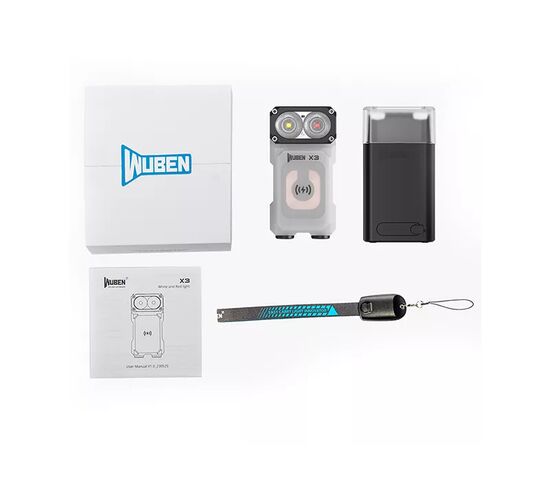 Фонарь Wuben X3 White Pro, фото , изображение 5