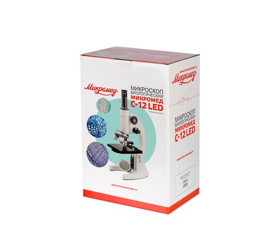 Микроскоп биологический Микромед С-12 LED, фото , изображение 12