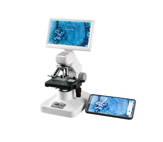 Цифровой микроскоп Микромед iMicro LCD (с нагревательным столиком), фото 