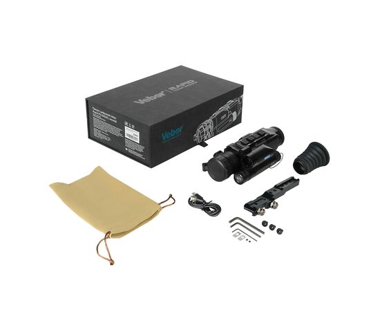 Прицел цифровой Veber Rapid PD-S450CL ночной 4K с лазерным дальномером, фото , изображение 3
