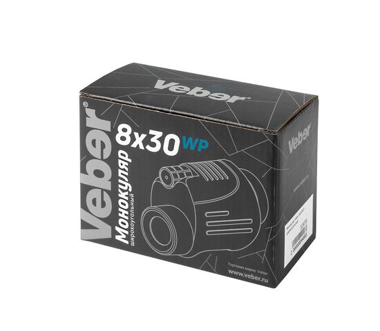 Монокуляр Veber 8x30WP широкоугольный, фото , изображение 2