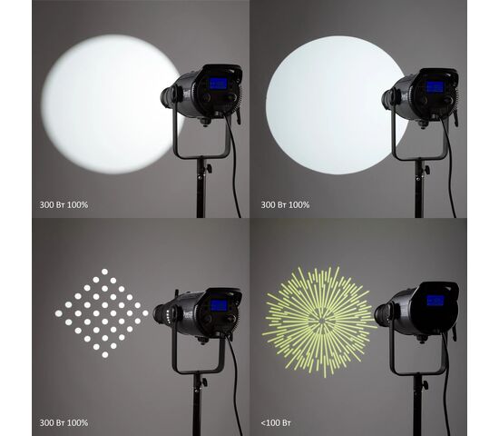 Насадка оптическая Falcon Eyes FEA-OST7LED BW для светодиодных осветителей, фото , изображение 2