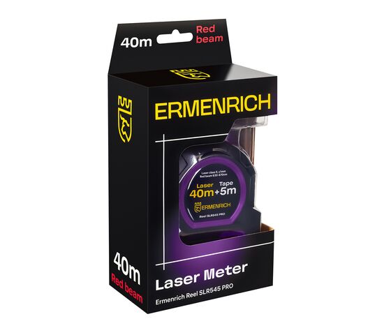 Рулетка с лазерным дальномером Ermenrich Reel SLR545 PRO, фото , изображение 6