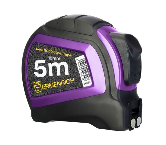 Рулетка Ermenrich Reel SQ50 (фиолетовая), Цвет: Фиолетовый, фото 