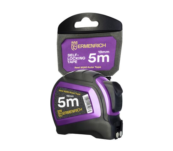 Рулетка Ermenrich Reel SQ50 (фиолетовая), Цвет: Фиолетовый, фото , изображение 3