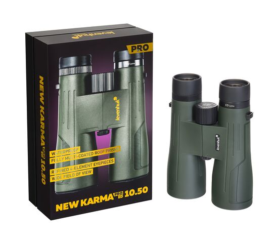 Бинокль Levenhuk New Karma PRO ED 10x50, фото , изображение 12