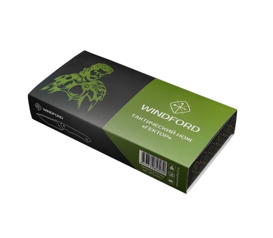 Тактический нож Windford Гектор сталь N690 cryo, олива, фото , изображение 6