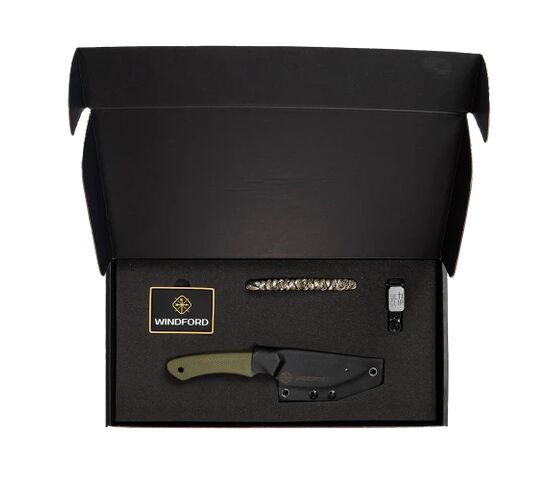 Тактический нож Windford Гектор сталь N690 cryo, олива, фото , изображение 5