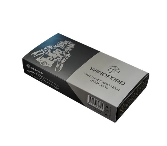 Тактический нож Windford Персей сталь N690 cryo, чёрный, фото , изображение 6