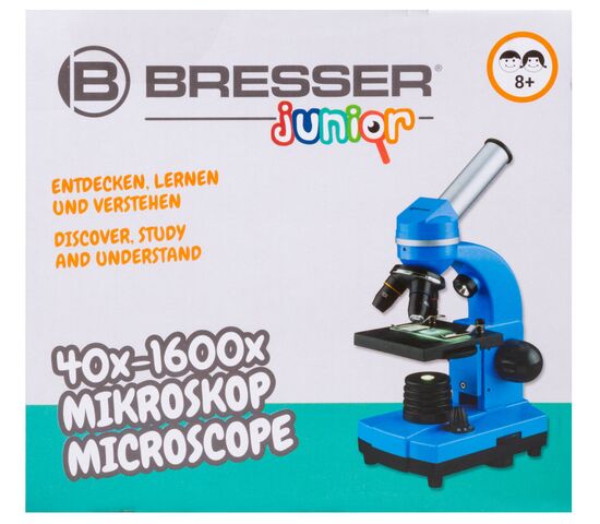 Микроскоп Bresser Junior Biolux SEL 40–1600x, фиолетовый, фото , изображение 17