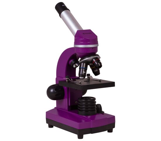 Микроскоп Bresser Junior Biolux SEL 40–1600x, фиолетовый, фото , изображение 3