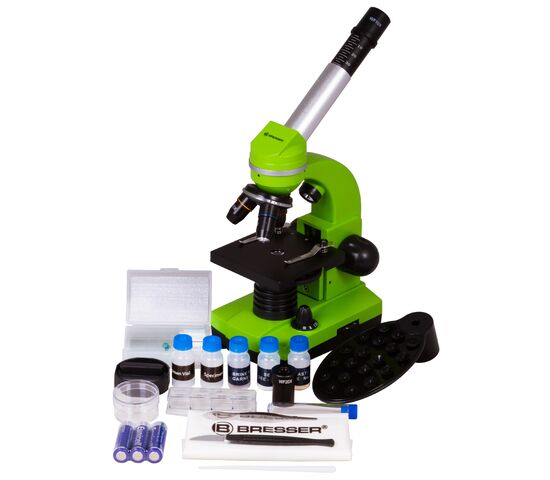Микроскоп Bresser Junior Biolux SEL 40–1600x, зеленый, фото , изображение 8