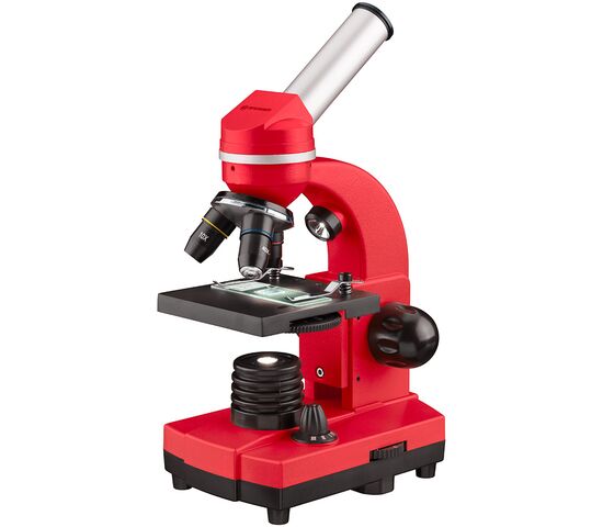 Микроскоп Bresser Junior Biolux SEL 40–1600x, красный, фото , изображение 2
