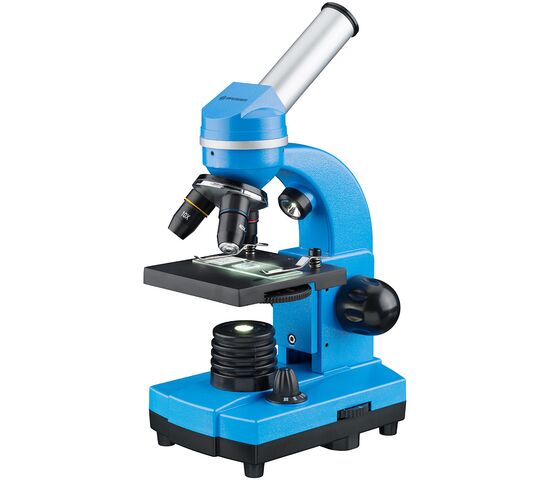 Микроскоп Bresser Junior Biolux SEL 40–1600x, синий, фото , изображение 2