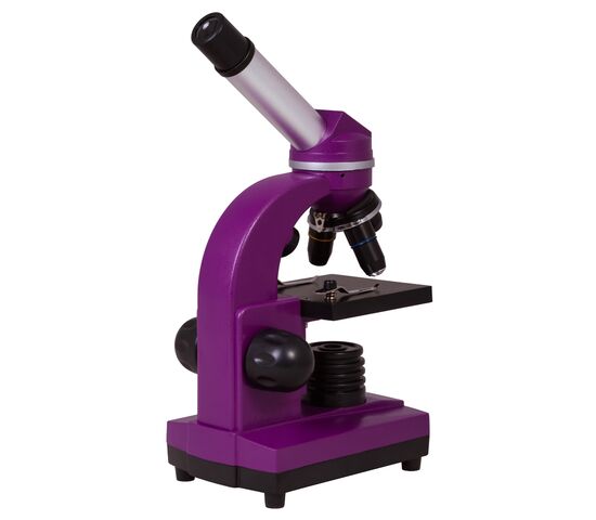 Микроскоп Bresser Junior Biolux SEL 40–1600x, фиолетовый, фото , изображение 2
