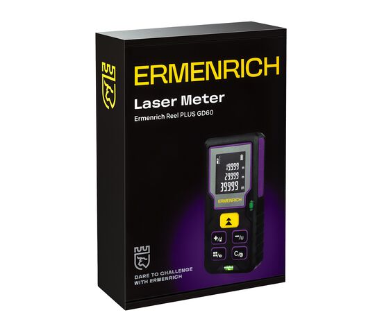 Лазерная рулетка Ermenrich Reel PLUS GD60 (фиолетовый), фото , изображение 5