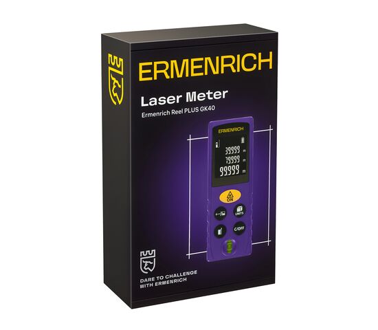 Лазерная рулетка Ermenrich Reel PLUS GK40 синий, Цвет: Фиолетовый, фото , изображение 2