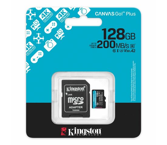 Карта памяти Canvas Go! Plus microSD 128Gb, фото , изображение 3