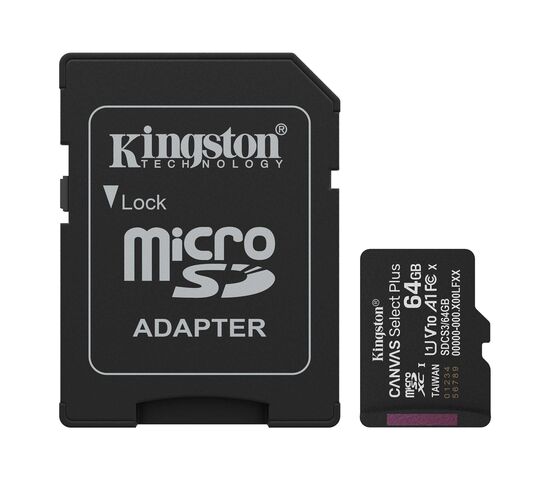 Карта памяти Canvas Select Plus microSD 64Gb, фото 