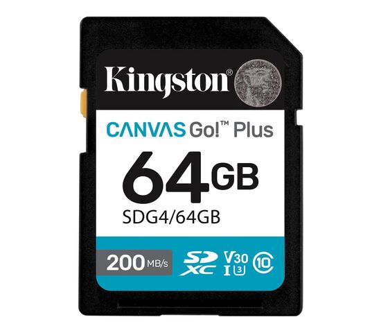 Карта памяти Canvas Go! Plus SD 64Gb, фото 