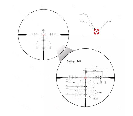 Оптический прицел Vector Optics FFP Continental x10 1-10x28 ED FFP VET-CTR, фото , изображение 9