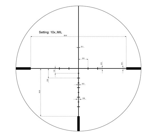 Оптический прицел Vector Optics 30мм  SFP Continental x10 1-10x24i, фото , изображение 12