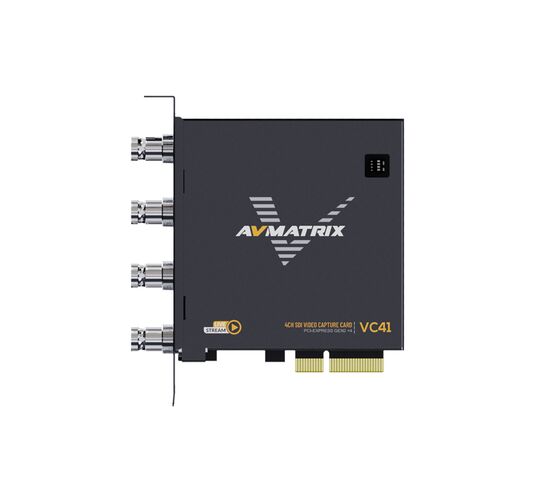 Плата видеозахвата AVMATRIX VC41 4CH 3G-SDI PCIE, фото 