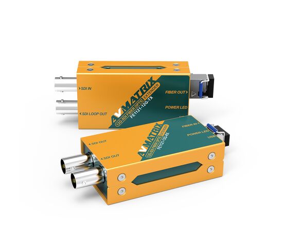 Волоконно-оптический удлинитель AVMATRIX FE1121-12G SDI 10км, фото 