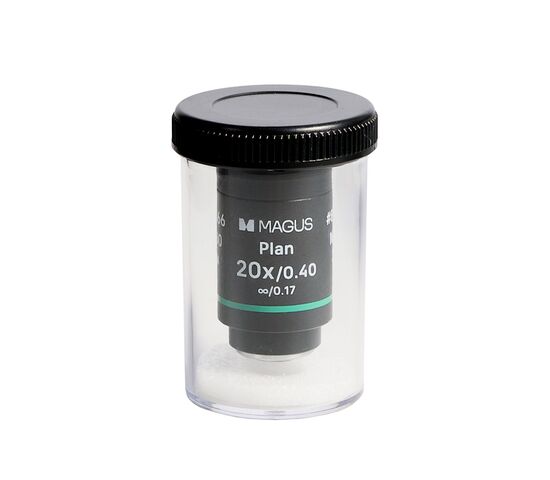 Объектив MAGUS 20PL60 Plan 20х/0,40 ∞/0,17 H60 мм, фото , изображение 5