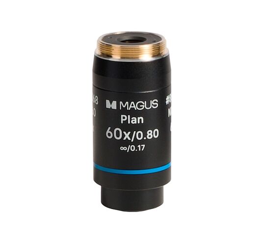 Объектив MAGUS 60PL60 Plan 60х/0,80 ∞/0,17 H60 мм, фото 