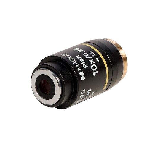 Объектив MAGUS 10PL60V Plan 10х/0,25 ∞/1,2 H60 мм, фото , изображение 3
