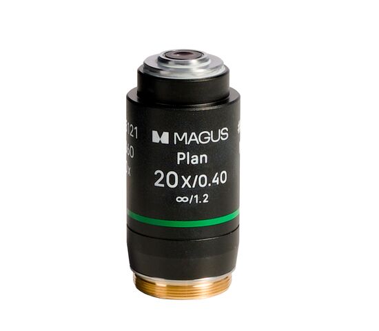 Объектив MAGUS 20PL60V Plan 20х/0,40 ∞/1,2 H60 мм, фото 