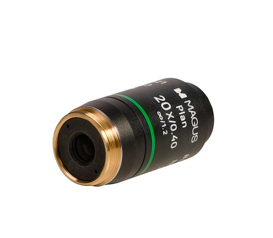 Объектив MAGUS 20PL60V Plan 20х/0,40 ∞/1,2 H60 мм, фото , изображение 4