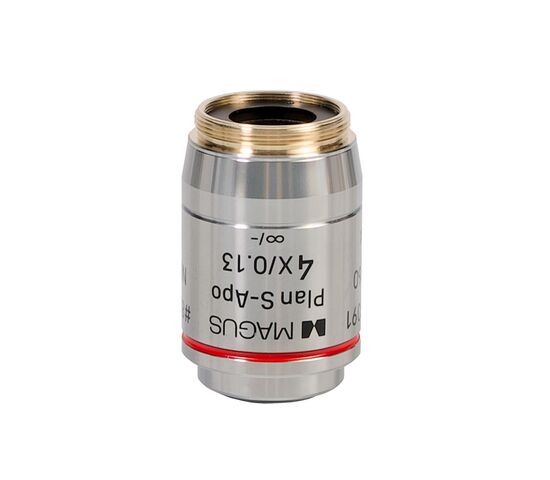 Набор объективов люминесцентных MAGUS FL S-APO60 PlanF S-Apo 4х/10х/20х/40х/100х ми ∞/0,17 H60 мм, фото , изображение 2