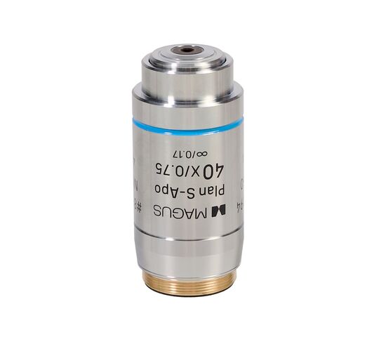 Набор объективов люминесцентных MAGUS FL S-APO60 PlanF S-Apo 4х/10х/20х/40х/100х ми ∞/0,17 H60 мм, фото , изображение 10