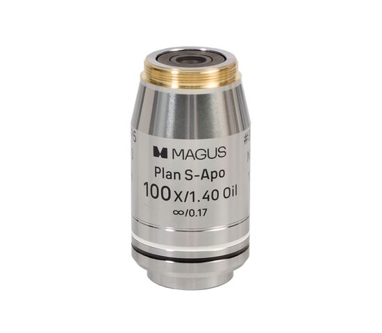Набор объективов люминесцентных MAGUS FL S-APO60 PlanF S-Apo 4х/10х/20х/40х/100х ми ∞/0,17 H60 мм, фото , изображение 11