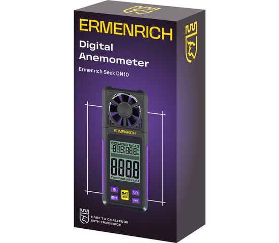 ЦИФРОВОЙ АНЕМОМЕТР ERMENRICH SEEK DN10, фото , изображение 2