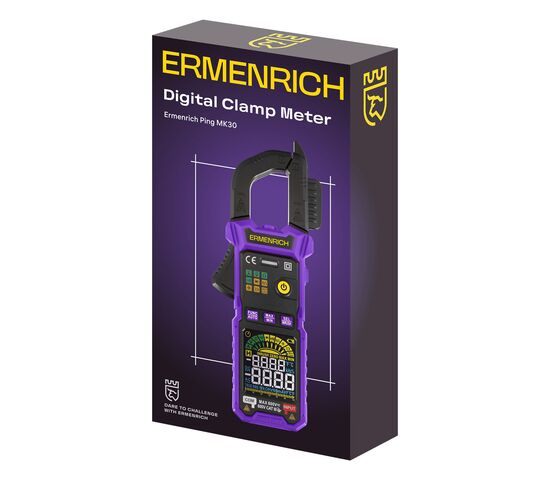 ТОКОИЗМЕРИТЕЛЬНЫЕ КЛЕЩИ ERMENRICH PING MK30, фото , изображение 2