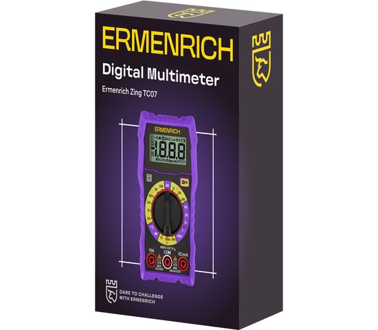 ЦИФРОВОЙ МУЛЬТИМЕТР ERMENRICH ZING TC07, фото , изображение 2