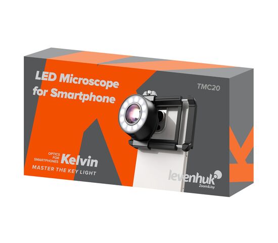 Микроскоп для телефона с подсветкой Levenhuk Kelvin TMC20, фото , изображение 2
