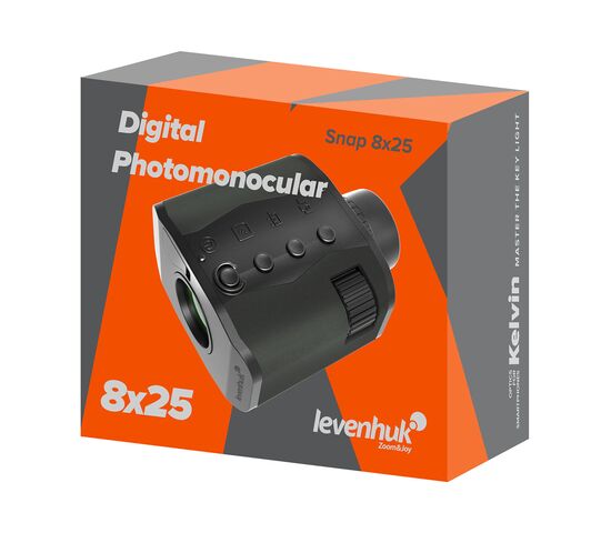 Фотомонокуляр цифровой Levenhuk Kelvin Snap 8x25, фото , изображение 3