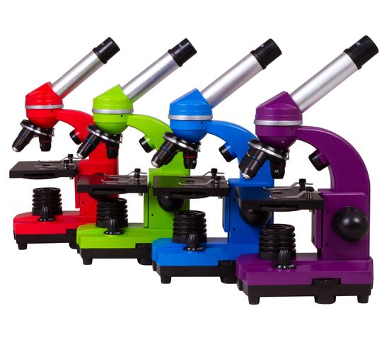 Микроскоп Bresser Junior Biolux SEL 40–1600x, фиолетовый, фото , изображение 14