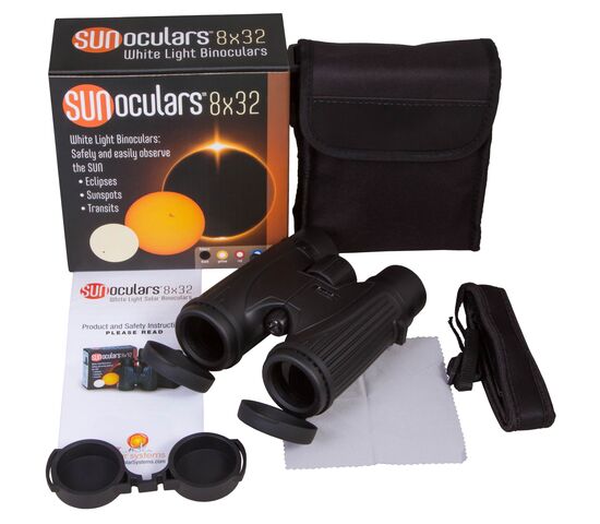 Бинокль солнечный LUNT SUNoculars 8x32, черный, фото , изображение 2