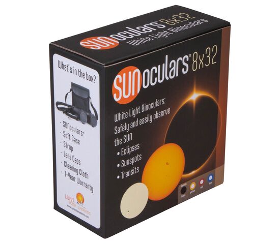 Бинокль солнечный LUNT SUNoculars 8x32, черный, фото , изображение 13
