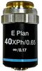 Объектив фазовый планахроматический Levenhuk 40x/0,65, беск/0,17, фото 